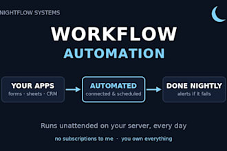 automate your business workflow by connecting your apps and apis