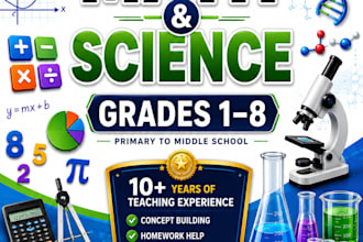 be your passionate tutor for math and science