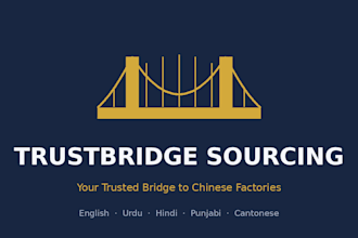 be your china sourcing agent and find verified suppliers