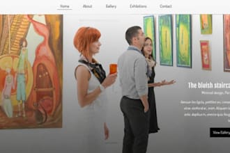 design wix fine art website art gallery website artist portfolio website