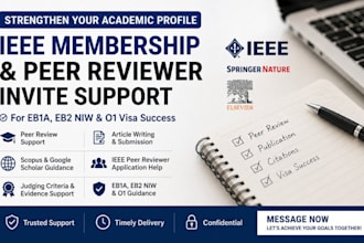secure ieee elsevier springer peer review judging criteria for eb1 eb2 niw