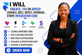 create lovable ai website fix bugs deploy ai agent replit supabase stripe errors
