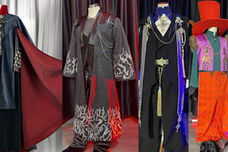 sew custom fabric cosplay costume anime outfit   uniform cosplay commission