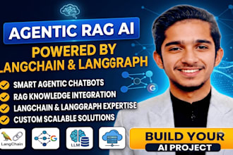 develop agentic rag ai chatbot using langchain and langgraph