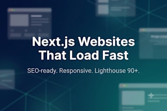 build a fast SEO friendly website with nextjs and react
