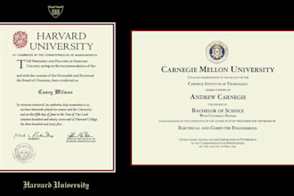 design certificate, high school, university diploma, award custom certificate
