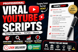 write viral youtube shorts scripts with chatgpt