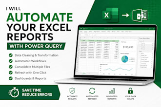 automate your excel reports using power query