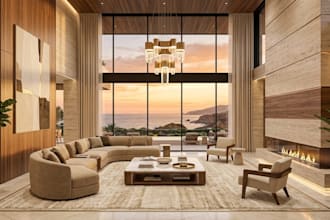 design photorealistic luxury home villa interior renovation and cgi 3d rendering