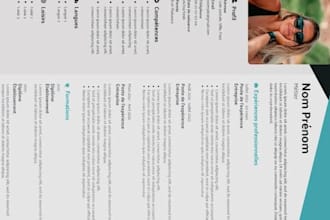 is design a professionnal qts friendly resume and cv