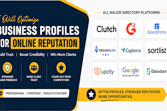 optimize clutch g2 goodfirms designrush profiles for online reputation capterra