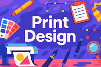 do any sort of print design you want