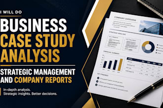 do business case study analysis, strategic management and company reports