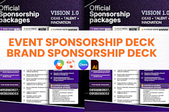event sponsorship deck brand sponsorship deck event pitch deck brand sponsorship
