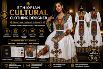 design ethiopian cultural clothing