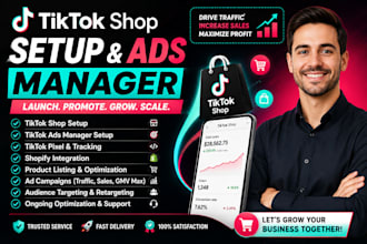 setup tiktok shop, tiktok ads manager, tiktok shop ads and marketing