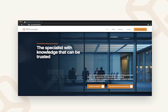 design a consultant or coaching website that builds instant trust