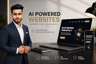 build a modern ai powered website