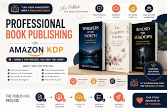 publish your book on amazon KDP with a professional setup