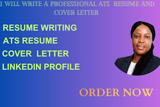write a professional ats  resume and cover letter