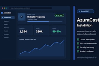 install and configure azuracast on your vps