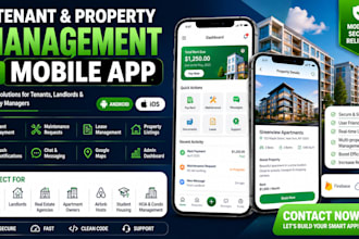 build vacation rental hotel tenant landlord property rental android app ios app