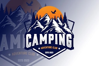 design a unique travel and hotel logo with full branding