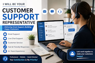 be your customer support representative