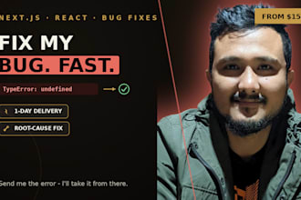 fix bugs, errors and issues on your website or web app