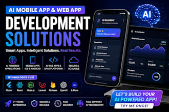 be ai app developer for ai mobile app development and ai web development