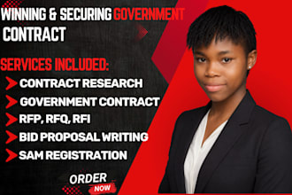 find and write winning government contract bid proposal rfp rfq and rfi response