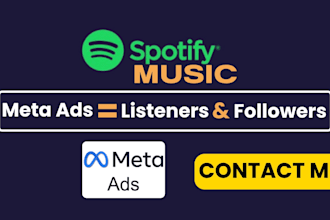 setup meta ads campaign to promote your spotify music