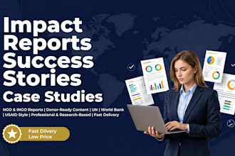 write success stories, case studies for your nonprofit or project
