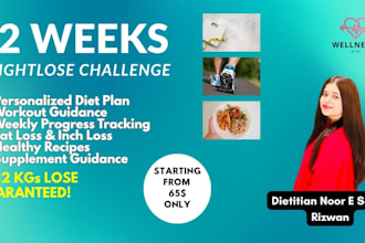 create a personalized 12 week weight loss diet plan with workout guidance