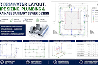 do stormwater layout pipe sizing plumbing and drainage sanitary sewer design
