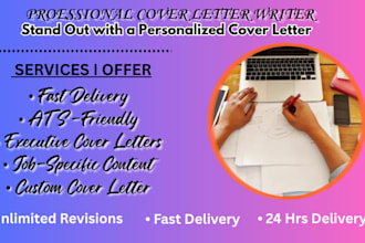 write a professional cover letter that gets you hired