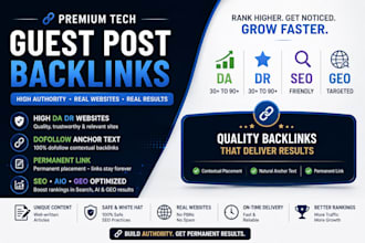 build powerful tech backlinks with premium tech guest post