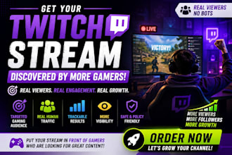 boost your twitch live stream visibility and audience