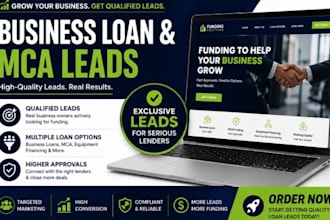 business loan leads mca leads mortgage leads business loan website