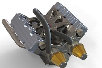 create a 3d models and 2d technical drawings, conversions for 3d printing