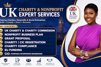 register your UK charity with charity commission, cic, cio and nonprofit setup