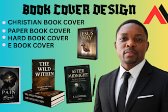 design professional poetry, christain and cookbook book cover