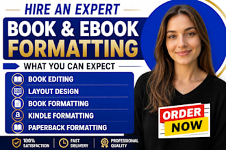 do book formatting for print book and ebook