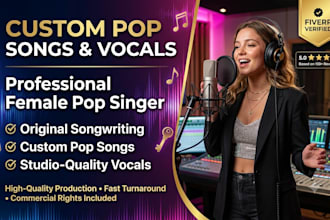be powerful female pop singer pop songwriter female singer vocalist pop song