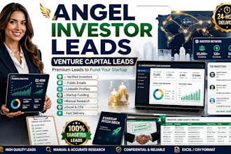 provide angel investor leads and venture capital leads for startups