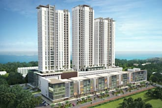 renovate 3d mixed use building, multipurpose property plan, hybrid street layout