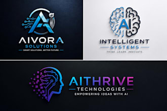 create modern ai logo design for your business, brand