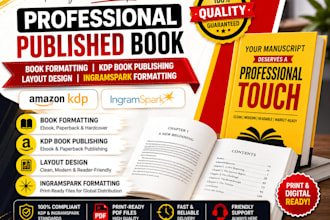amazon KDP book formatting paperback formatting publishing