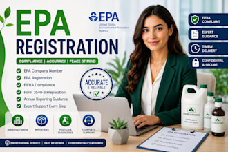 provide fast and accurate epa registration services