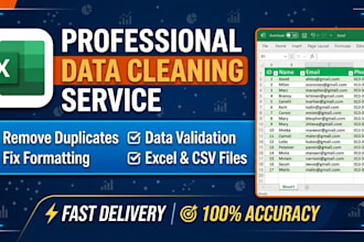 clean , format , merge excel data